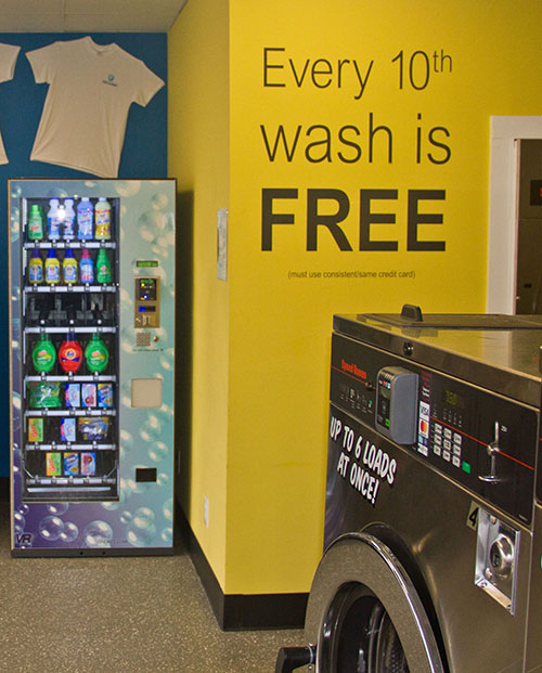 every 10th wash is free at Hermitage Coin Laundry