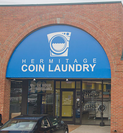 Hermitage Coin Laundry entrance